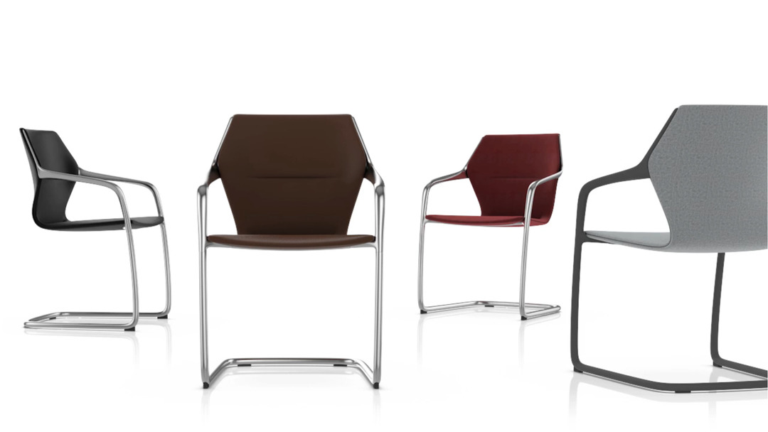 brunner ray cantilever chair